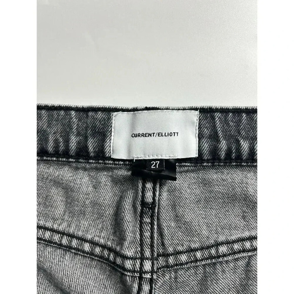 Current/Elliott Gray Straight Leg Jeans - Picture 4 of 9